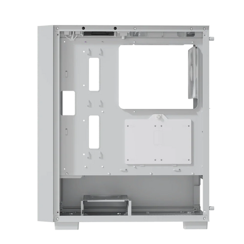 Aerocool B508A Flow Gaming Mid Tower Case with Tempered Glass, White