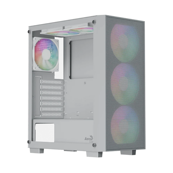 AeroCool B509A Flow Mid Tower Case, White
