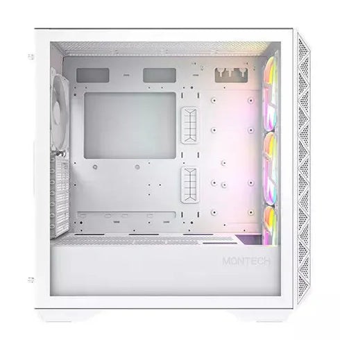 Montech Air 903 MAX Full Tower Case White (3x 140mm ARGB Fans Included + 1x 140mm Non RGB Fans Included) - Anigma