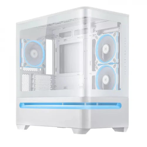 ASUS Prime AP202 ARGB White mATX Case