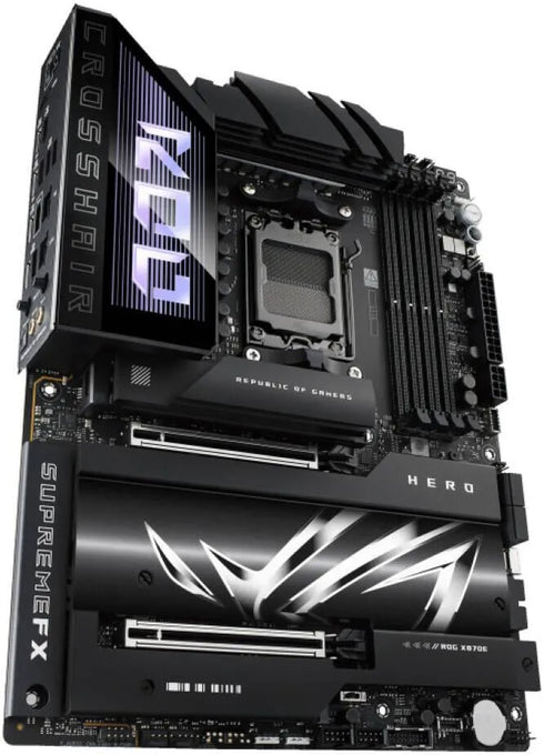 ASUS ROG CROSSHAIR X870E HERO AM5 ATX Motherboard Advanced AI PC-Ready - Anigma