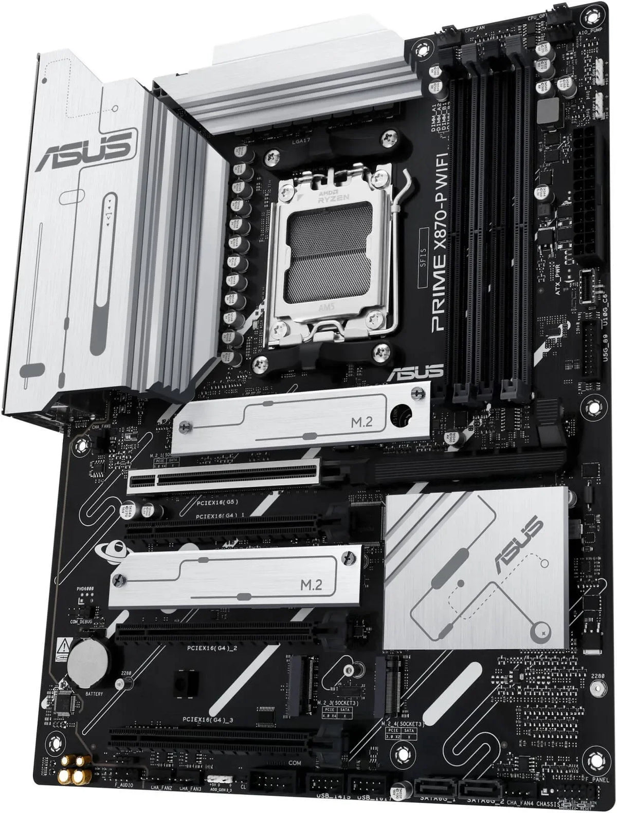 ASUS PRIME X870-P WIFI AM5 ATX Motherboard Advanced AI PC-Ready - Anigma