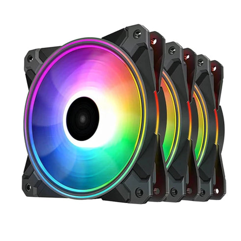 Deepcool CF120 Plus 120mm RGB Black (1 Pack) (3 Fans In Total) - Anigma
