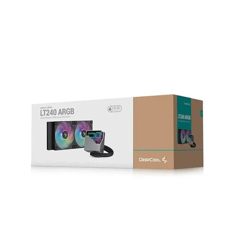 DEEPCOOL LT240 A-RGB 240mm AIO Liquid Cooler (Black) - Anigma