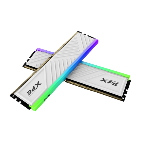 XPG SPECTRIX D35G RGB 16GB (2x8GB) DDR4 3200MHz CL16 Desktop Memory Kit – White