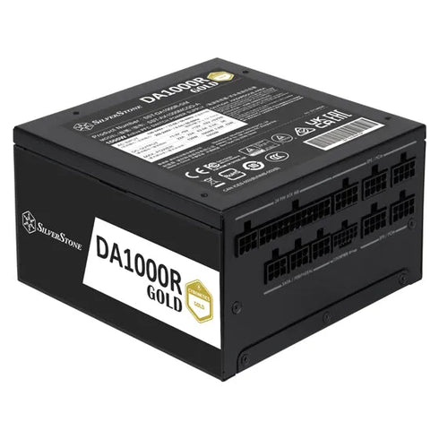 Silverstone DA1000R Cybenetics Gold PCIE 5.0 Full Modular ATX Power Supply - Anigma