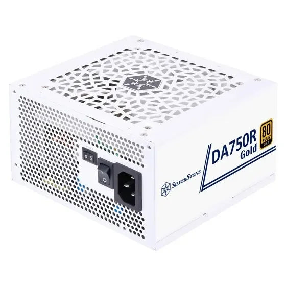 SilverStone DA750R 80 Plus Gold ATX Power Supply White Edition - Anigma