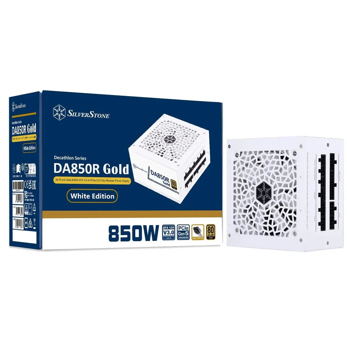 Silverstone DA850R 80 Plus Gold PCIE 5.0 Full Modular ATX Power Supply - Anigma