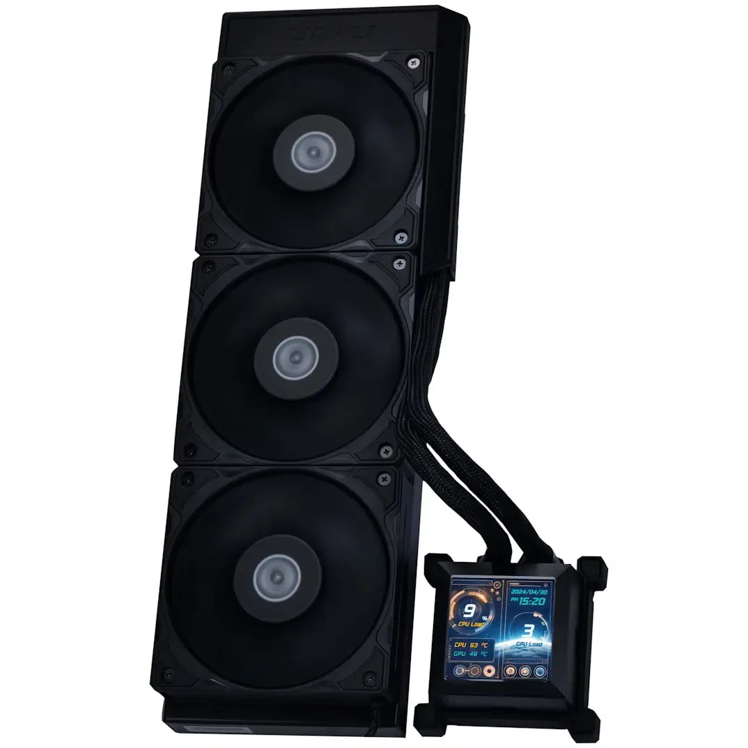 Lian Li HydroShift LCD 360mm AIO Liquid CPU Cooler Black - Anigma