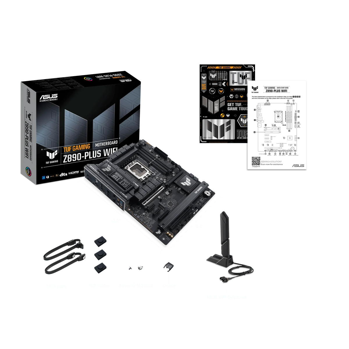 ASUS TUF Gaming Z890-Plus WIFI LGA 1851 ATX Motherboard Advanced AI PC-Ready - Anigma
