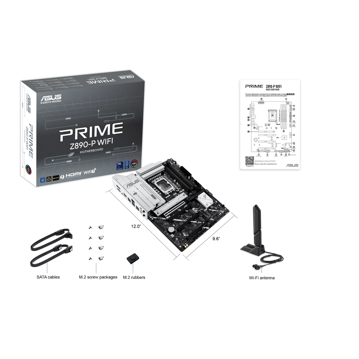 ASUS PRIME Z890-P WIFI LGA 1851 ATX (Intel Motherboard) - Anigma