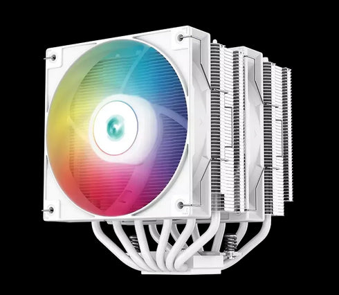 DEEPCOOL AG620 ARGB CPU Air Cooler White - Anigma