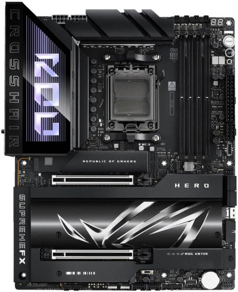 ASUS ROG CROSSHAIR X870E HERO AM5 ATX Motherboard Advanced AI PC-Ready - Anigma