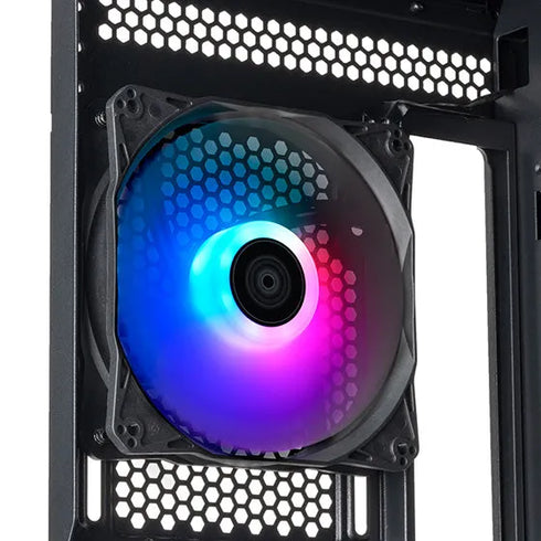 SilverStone FARA 514X Mid-Tower Case Black (4x 120mm ARGB Fans Included) - Anigma