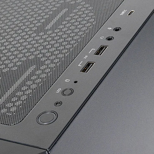 SilverStone FARA 514X Mid-Tower Case Black (4x 120mm ARGB Fans Included) - Anigma