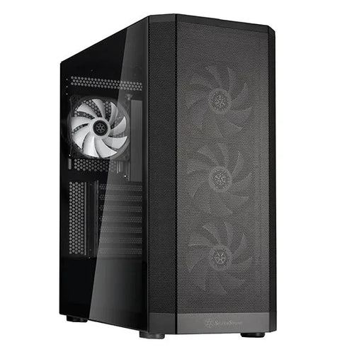 SilverStone FARA 514X Mid-Tower Case Black (4x 120mm ARGB Fans Included) - Anigma