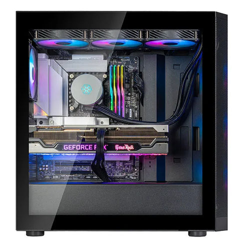 SilverStone FARA 514X Mid-Tower Case Black (4x 120mm ARGB Fans Included) - Anigma