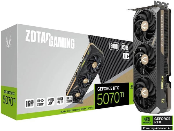 ZOTAC Solid CORE GeForce RTX 5070 TI Gaming 16GB GDDR7