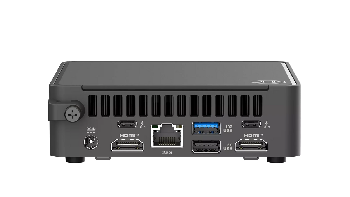 ASUS NUC 15 PRO-L10 | RNUC15CRKU50630 | U5 225H | Intel Arc | 16GB DDR5 | 512GB SSD | NO OS | Dual HDMI 2.1 + Dual TB4 | Wi-Fi 7 + BT 5.4 | UK | 3Yrs Warr
