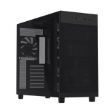 ASUS Prime AP303 Tempered Glass ATX Mid-Tower Case | 44L | 360mm GPU | 360mm Radiator | USB-C 20Gbps | Black