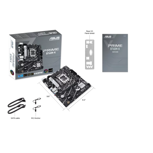ASUS PRIME B760M-K DDR5 Micro-ATX Intel LGA1700 Motherboard