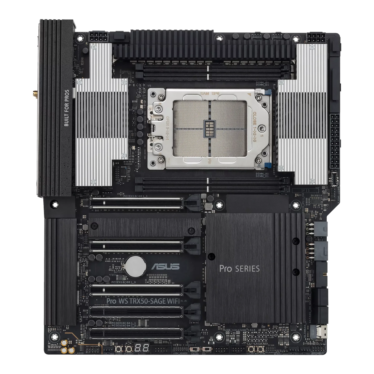 ASUS PRO WS TRX50 SAGE WIFI AMD sTR5 CEB Workstation Motherboard - Anigma