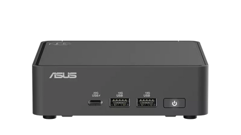Asus mini PC on a white background