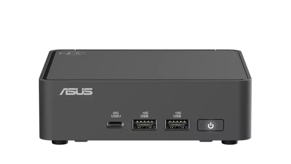 Asus mini PC on a white background