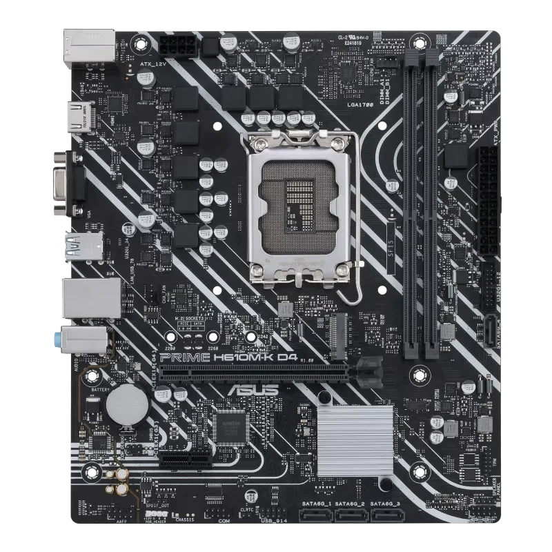 ASUS PRIME H610M-K D4 DDR4 Micro-ATX Motherboard