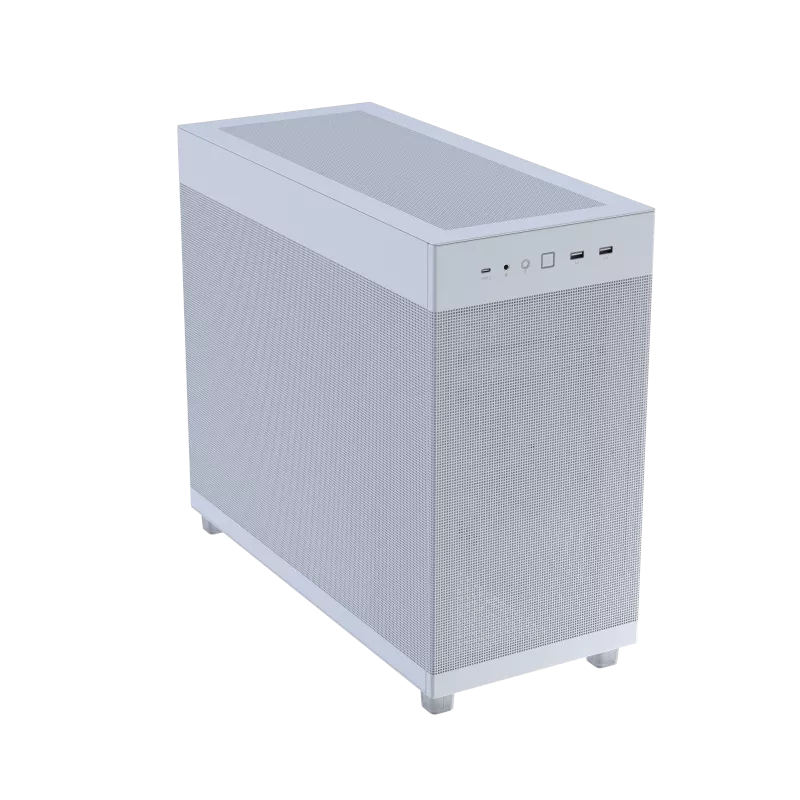 ASUS Prime AP303 Mesh Panel ATX Mid-Tower Case | 44L | 360mm GPU | 360mm Radiator | USB-C 20Gbps | White