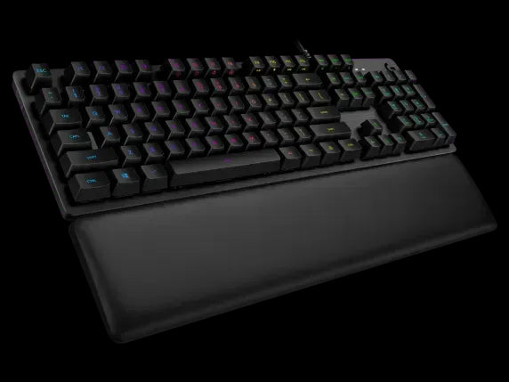 Logitech G513 CARBON LIGHTSYNC RGB Mechanical Gaming Keyboard with Palmrest - GX Blue Switches - Anigma