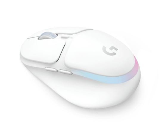 Logitech G705 Off White side view