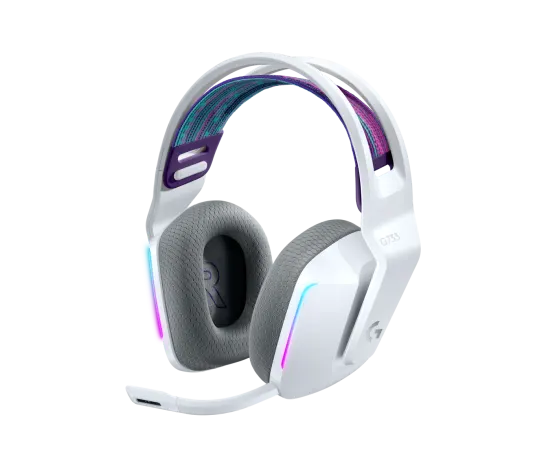 Logitech G733 LIGHTSPEED Wireless RGB Gaming Headset - White