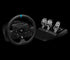 Logitech G923 Racing Wheel and Pedals, TRUEFORCE Feedback, Responsive Driving Design, Dual Clutch Launch Control, Genuine Leather Steering Wheel Cover