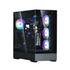 Zalman P40 Prism Black ATX Mid-Tower PC Case – Tempered Glass, ARGB