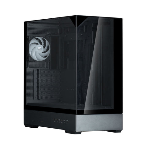 Zalman P40 Prism Black ATX Mid-Tower PC Case – Tempered Glass, ARGB