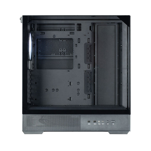 Zalman P40 Prism Black ATX Mid-Tower PC Case – Tempered Glass, ARGB