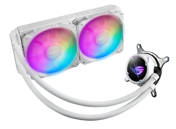 ASUS ROG Strix LC II 240 ARGB All-in-one AIO Liquid CPU Cooler White - Anigma