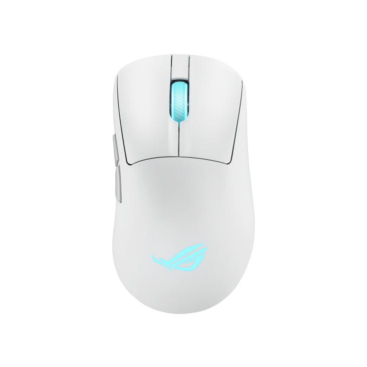 ASUS ROG Keris II Origin Wireless 65g AimPoint Pro 42K 8000Hz Gaming Mouse - Moonlight White