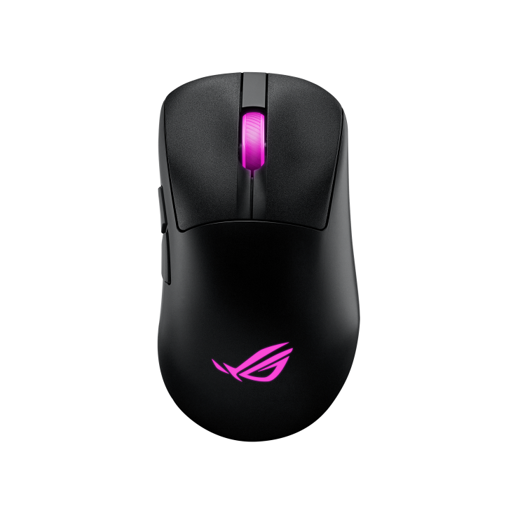 ASUS ROG Keris II Origin Wireless 65g AimPoint Pro 42K 8000Hz Gaming Mouse - Black