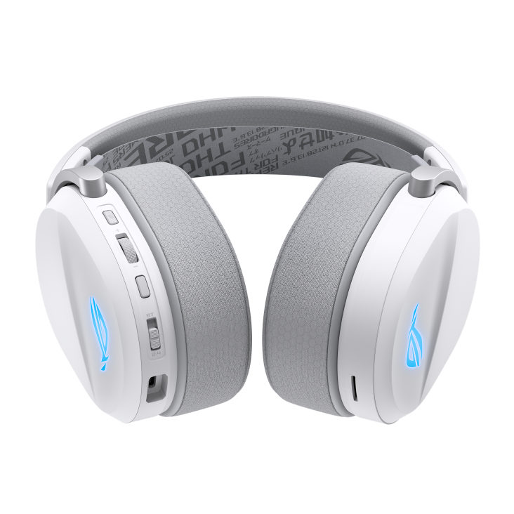 ASUS ROG Pelta Tri-Mode Wireless 309g 50mm Titanium Gaming Headset - White