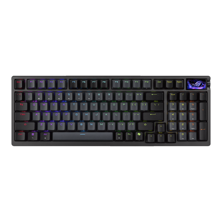 ASUS ROG Azoth 96 HE 96% HFX V2 Magnetic Tri-Mode 8000Hz Gaming Keyboard - White