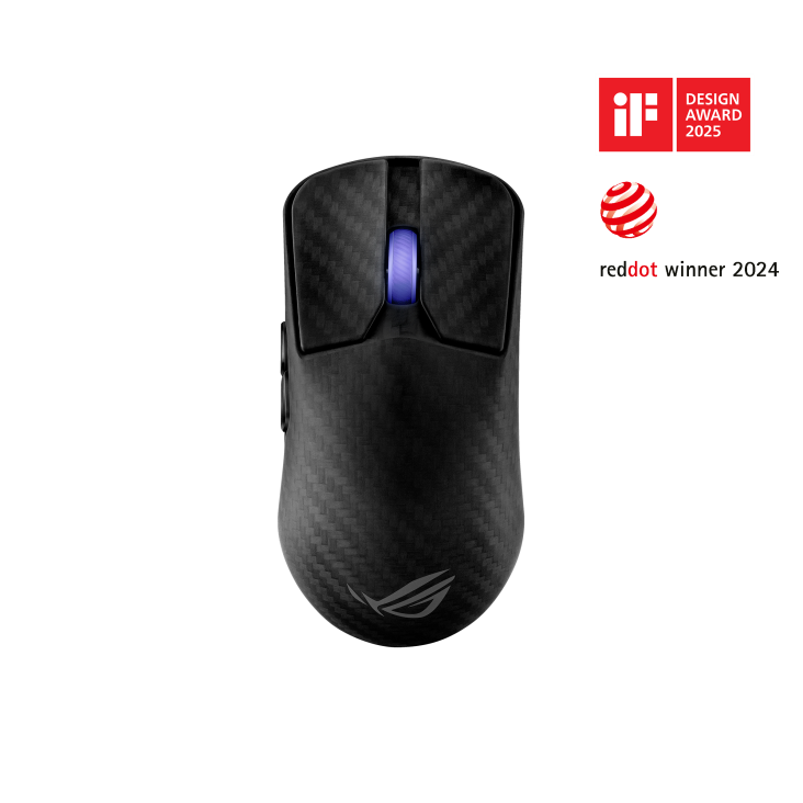 ASUS ROG Harpe Ace Extreme Carbon Fiber Wireless 47g AimPoint Pro 42K 8000Hz Gaming Mouse - Black