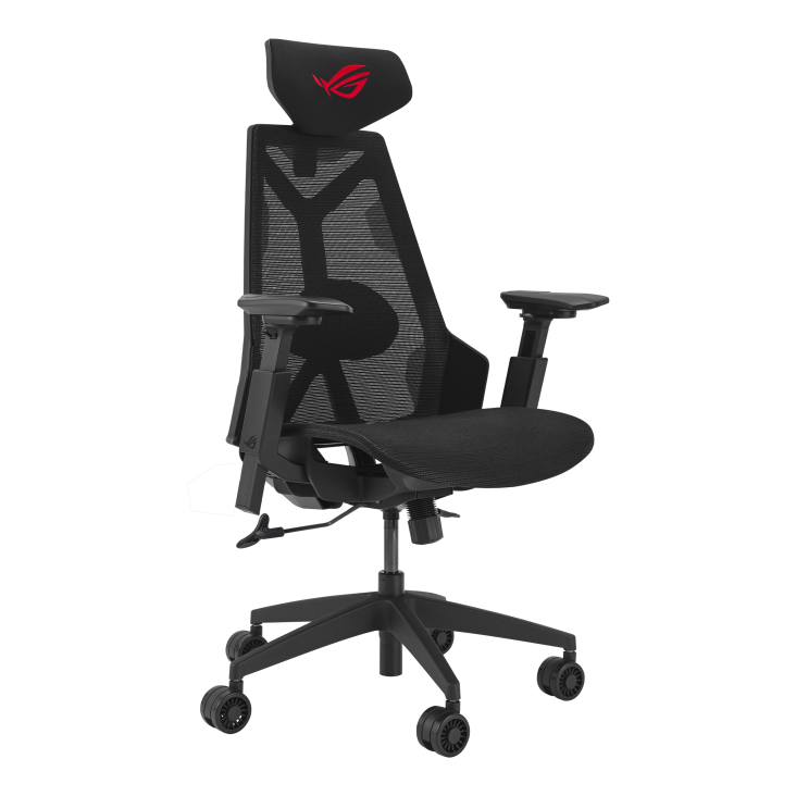 ASUS ROG Destrier Core Ergo Gaming Chair 3D Armrest Mesh 125° Recline Mobile Gaming Mode - Black