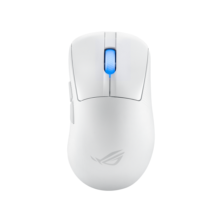 ASUS ROG Keris II Ace Wireless 54g AimPoint Pro 42K 8000Hz Gaming Mouse - Moonlight White