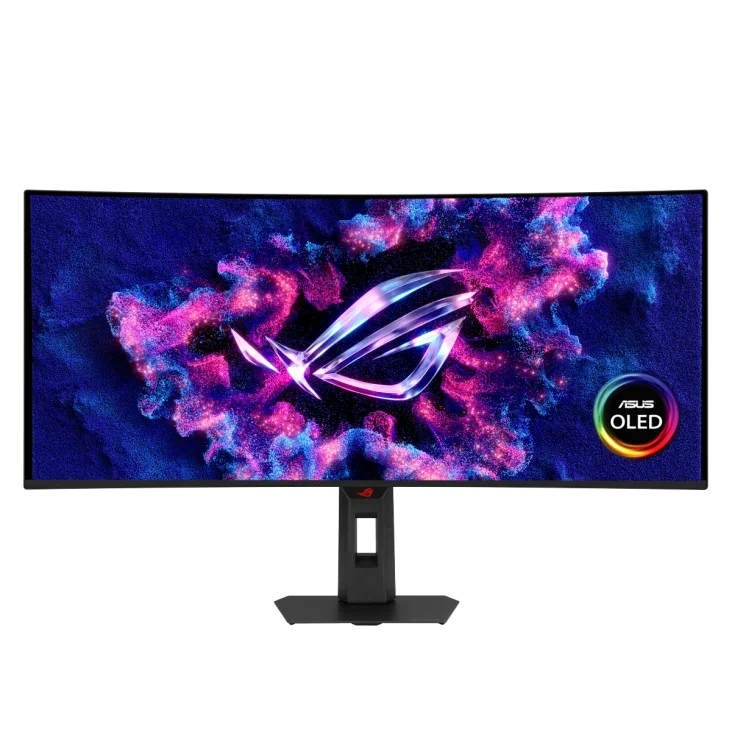 ASUS ROG Strix OLED XG34WCDMS gaming monitor―34-inch RGB QD-OLED with BlackShield™ film, 280Hz refresh rate, 0.03ms (GTG), G-SYNC® compatibility, custom heatsink