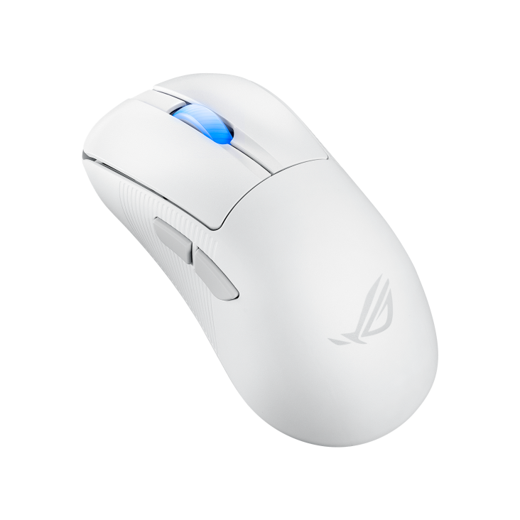 ASUS ROG Keris II Ace Wireless 54g AimPoint Pro 42K 8000Hz Gaming Mouse - Moonlight White