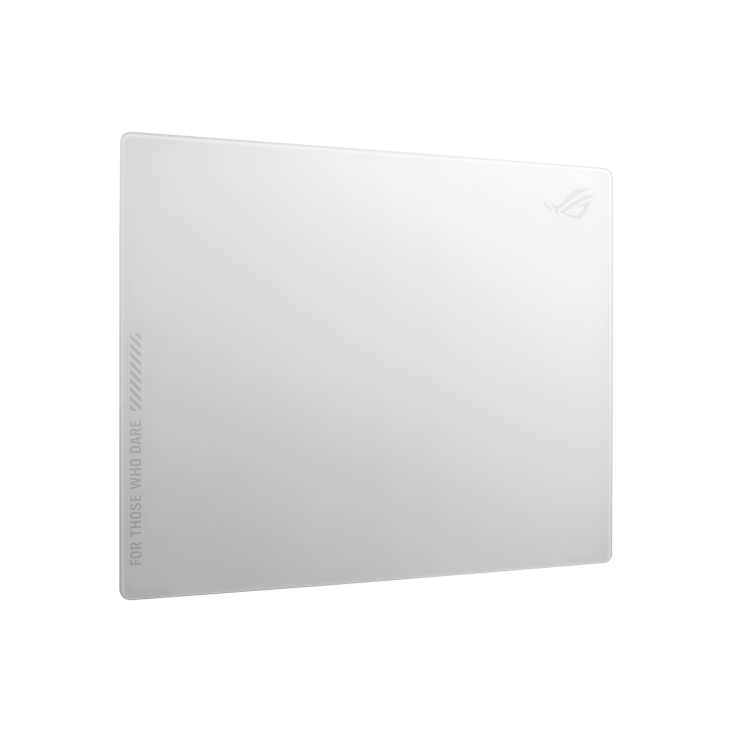 ASUS ROG Moonstone Ace L Tempered Glass Gaming Mouse Pad 500x400mm - White