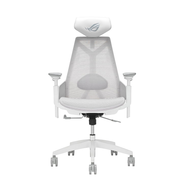 ASUS ROG Destrier Core Ergo Gaming Chair 3D Armrest Mesh 125° Recline Mobile Gaming Mode - Moonlight White