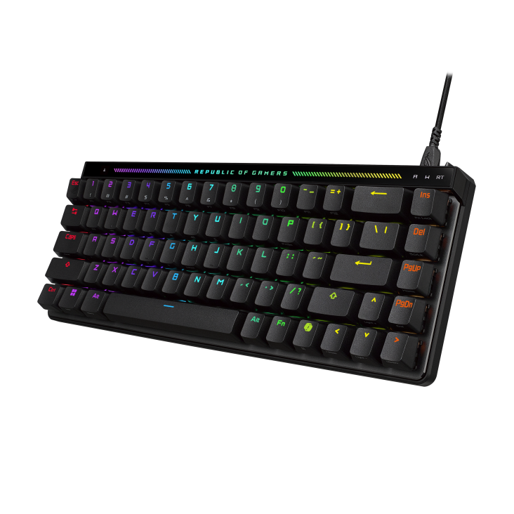 ASUS ROG Falchion Ace HFX 65% HFX Magnetic Wired 8000Hz Gaming Keyboard - Black